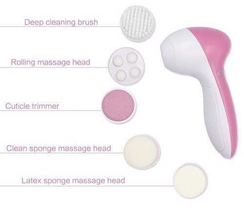 7 in 1 Facial Electric Cleanser and Massager, Face Massager Machine, Skin Electric Cleanser, Scrub Beauty Device Scrubbe
