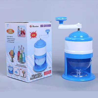 Handle DIY Ice Crusher Manual Multifunction Portable Ice slush Maker home Snow Cone Smoothie Ice Block Making Machine Ic