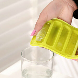 10 Grids Stick Shape Ice Tray Non-Stick | 10 Hole Finger Shape Cylinder Silicone Ice Cube