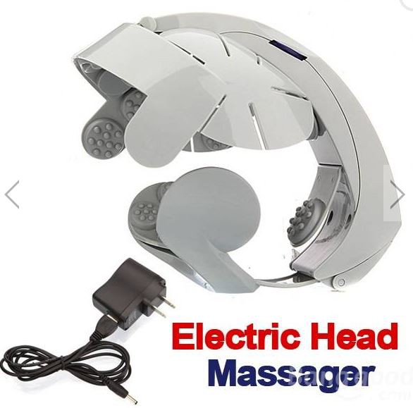 Electromagnet Electric Head Massager Digital Treatment Vibration Head Helmet Health Spa Brain pstress Pain Relief Massag