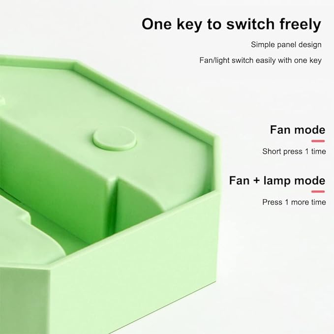 Portable Folding Fan | Desktop Fan Retractable Adjustable Table Cooling Plastic Fan | Summer Outdoor Indoor Work Persona