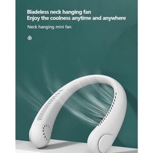 Portable Neck fan air Cooler & Purifier... Adjustable 3 speed and Rechargeable (random color )