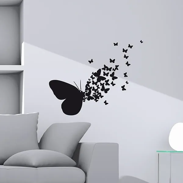 Flying Butterfly Wooden Wall Decor Butterflies WALL Decor