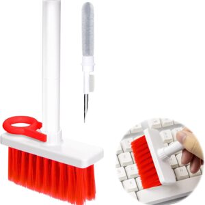 Soft Brush 5 in 1 Multi-Function Cleaning Tools Kit for Keyboard Earphone Cleaner Soft High-Density Brush Set (Random Co