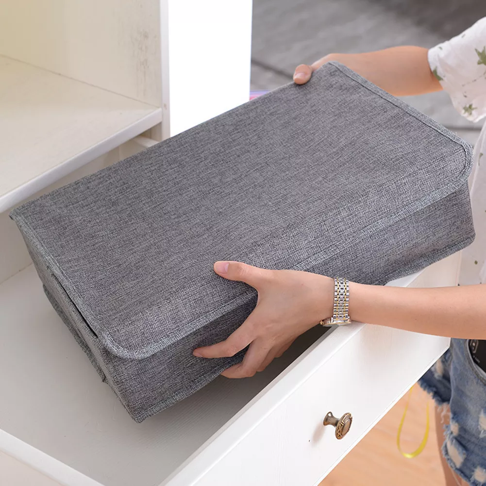 Socks Organizer | Drawer Organizer Divider Underwear Organizer, 24 Cell Collapsible Closet Cabinet Organizer Underwear S