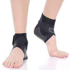 1 Pcs Right Foot Breathable Ankle Brace for Sprained Ankle,Stabilize Ligaments,Prevent Re Injury for men & women wit