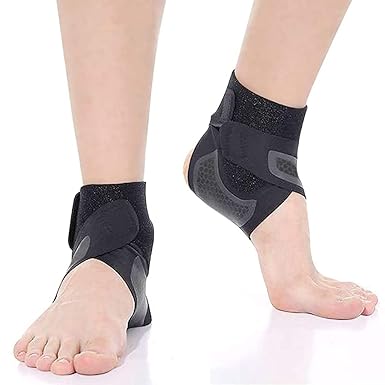 1 Pcs Right Foot Breathable Ankle Brace for Sprained Ankle,Stabilize Ligaments,Prevent Re Injury for men & women wit