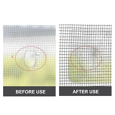 pack Of 4 Multifunctional Sticker Drainer Netfor bathroom, kitchen etc | Window Screen Repair Patches for Door Window Sc