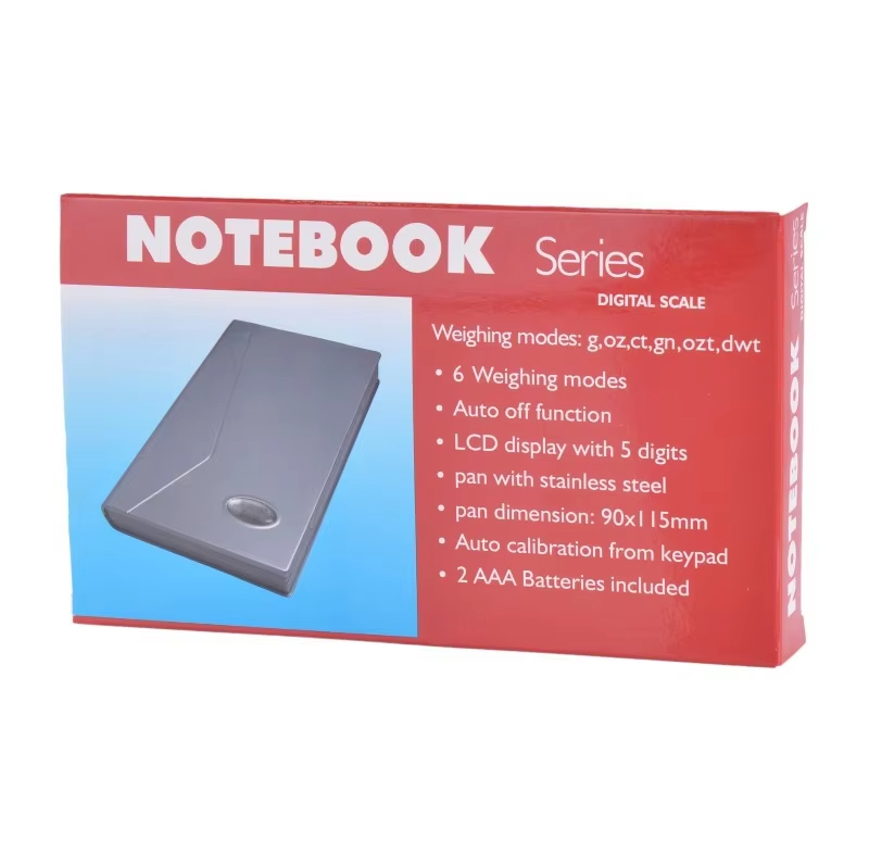 Note Book Style Portable Electronic Digital Kitchen Baking Carat Jewelry Weight Measuring Scale