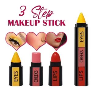 3 in 1 Eyes Cheeks Lips (Lipsticks)