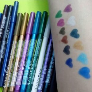 Flormor pencil pack of 12 | Flormal Eye Liner Pencil 12 Pencils Pack | water proof eyeliner (Random color shades)