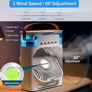 Mini air cooling fan multifunction usb new household portable air conditioner humidifier strong wind | protable fan | po
