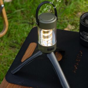 BLUETOOTH SPEAKER CAMPING LIGHTS YD-2312 / Rechargeable Camping Lantern, Waterproof Outdoor Lamp / Fishing Hiking Emerge