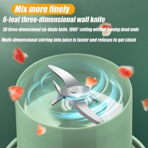 Mason Portable Mini juicer Blender With Straw Cup | Juicer Portable Outdoor Juicing Cup | Home Mini Cordless Juicer (Ran