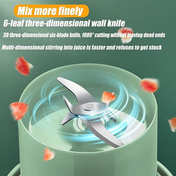 Mason Portable Mini juicer Blender With Straw Cup | Juicer Portable Outdoor Juicing Cup | Home Mini Cordless Juicer (Ran