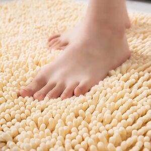 Nonslip water absorbent MicroFiber door away mats 40x60cm (random color)