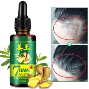 7 Day Ginger Germinal Oil Hair Nutrient Solution Hair Growth Essence Liquid Fast Natural Hair Loss Treatment Hair Care (