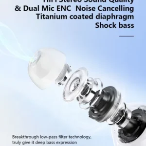 Air 39 Earbuds - Air 39 Transparent Earbuds - Air 39 Original Earbuds - High Quality Sound - Bluetooth 5.3 - Accurate ri
