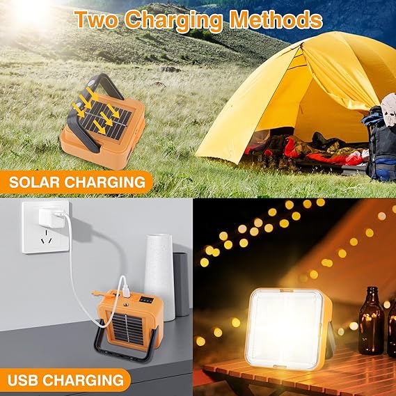 Small Solar-Powered LED Camping & Outdoor Lantern With Super Long Endurance, Suitable For Tent And Emergency Use, Ca