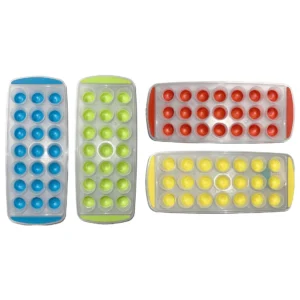 21 Grid Pop Up Ice Cube Tray With Lid Cover (Random color)