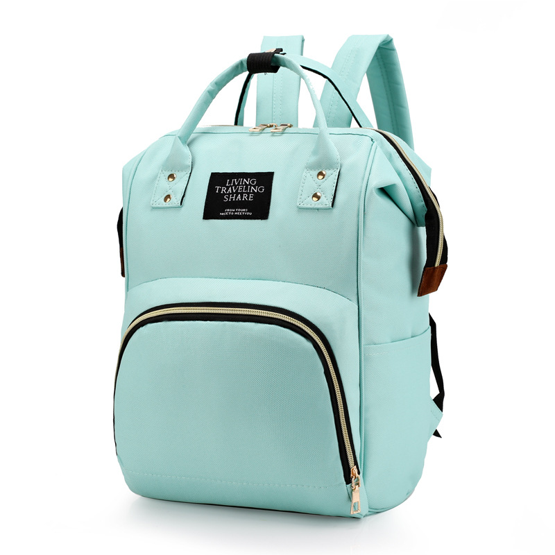 Large Capacity Mummy Bag Multi-function Women Backpack Nursing Bag for Baby Care Unisex Travail Backpack (Random color)