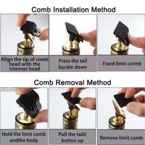 (plastic body) Vintage T9 Hair Trimmer Cordless Professional Hair Clippers Electric Trimmers For Men Metal head (random