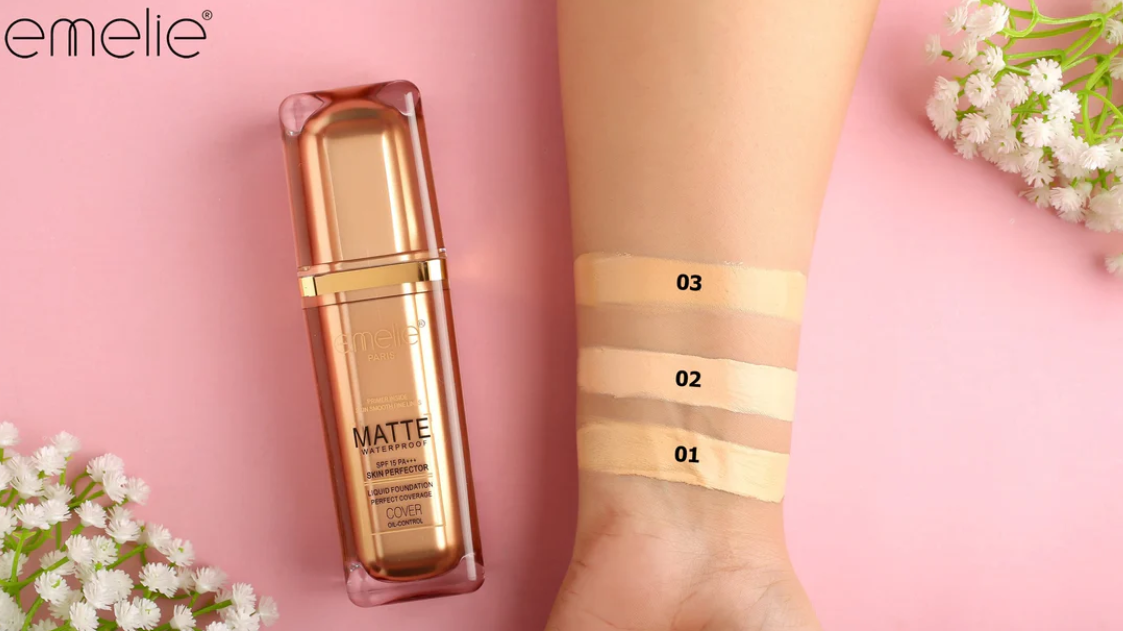 Emelie Matte WaterProof Skin Perfector Foundation