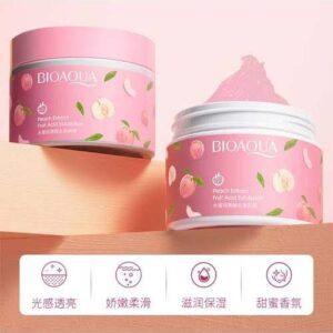 Bioaqua Peach Extract Exfoliating Face Gel Cream โ Fruit Acid Gentle Peeling Gel, 140g