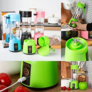 hand juicer maker fruit blender usb blender kitchen mixer kitche-6-Blade Portable Home USB Rechargeable Electric Fruit E
