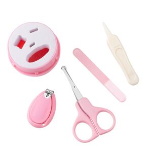Baby Healthcare Kits Baby Nail Care Set Infant Nail Clippers Care Set with Rabbit Storage Box for Baby (Mix/Random color