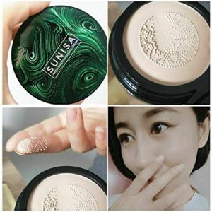 Sunisa Foundation Base 20g Waterproof Mushroom Head Air Cushion BB Cream Nude Liquid Foundations (with yanqina 36H liner