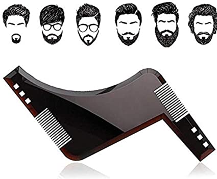 Beard Shaping Tool Template. Beard Shaper Tool Plus Comb