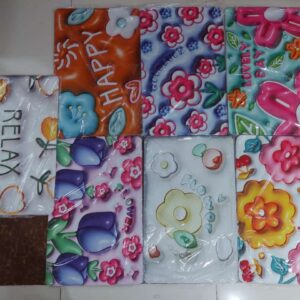 3D Cartoon Printing Diatom Mud Cushion Antislip Water Absorbent Foot Pad Diatomaceous Earth Foot Mat For Bathroom - (Ran