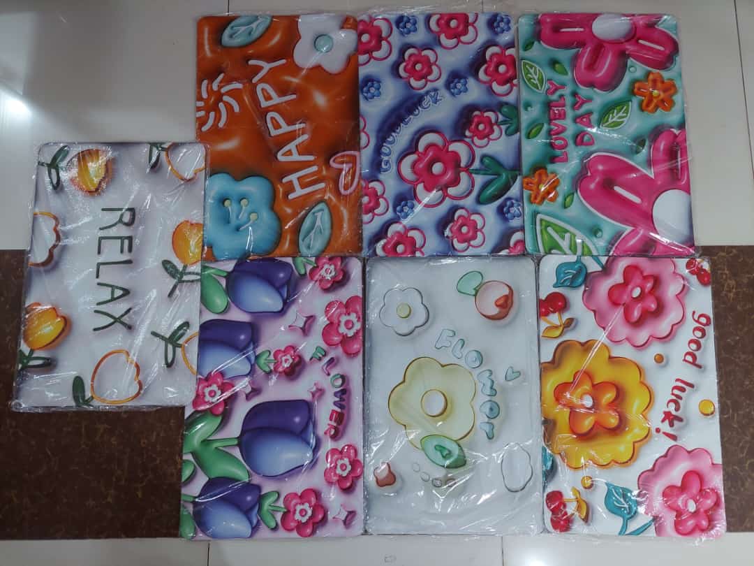 3D Cartoon Printing Diatom Mud Cushion Antislip Water Absorbent Foot Pad Diatomaceous Earth Foot Mat For Bathroom - (Ran