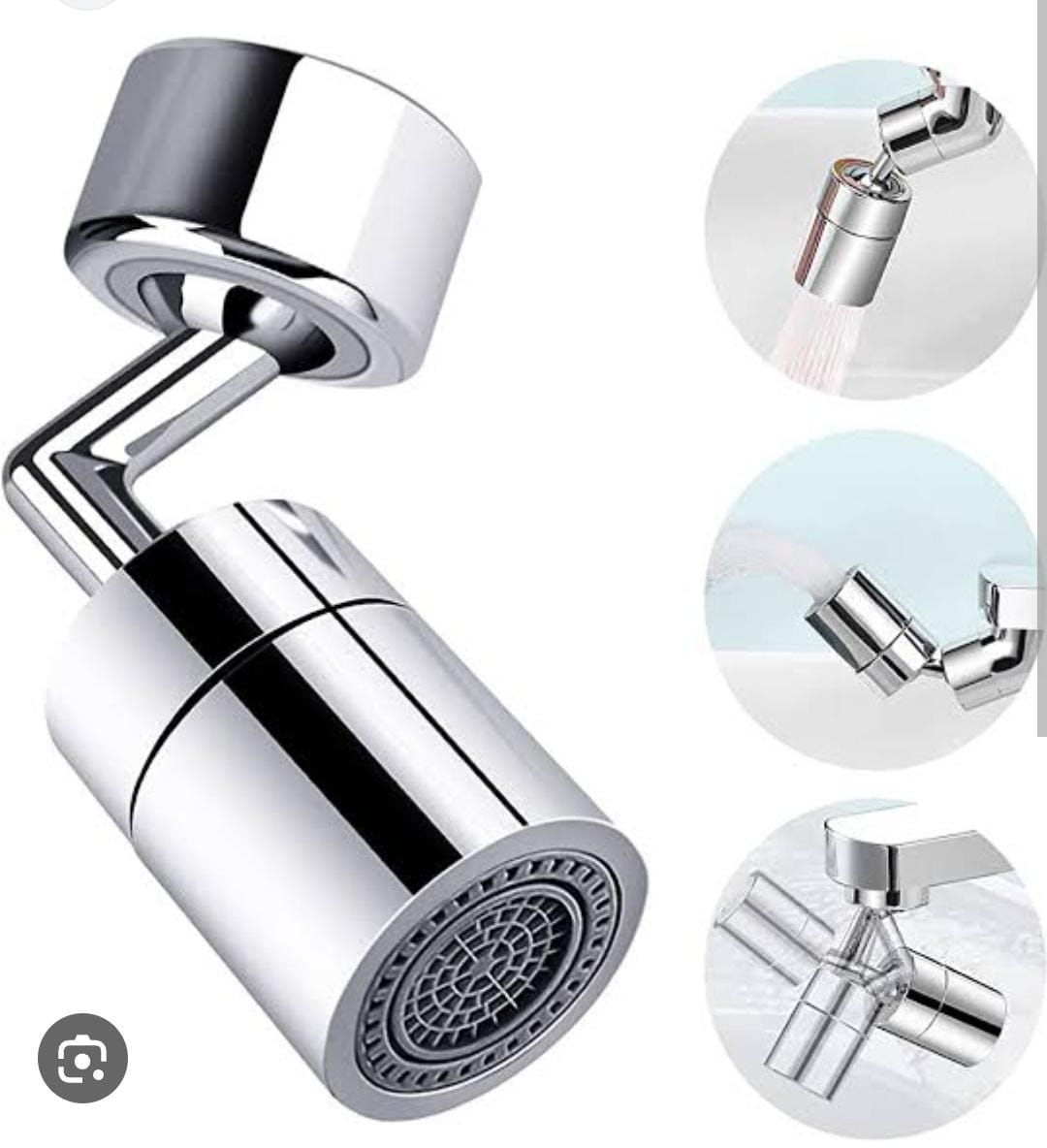 1080°rotatable Faucet Aerator Bathroom Washbasin Tap Splash Filter Kitchen Faucet Extend Faucet Water Saving Bubbler Noz