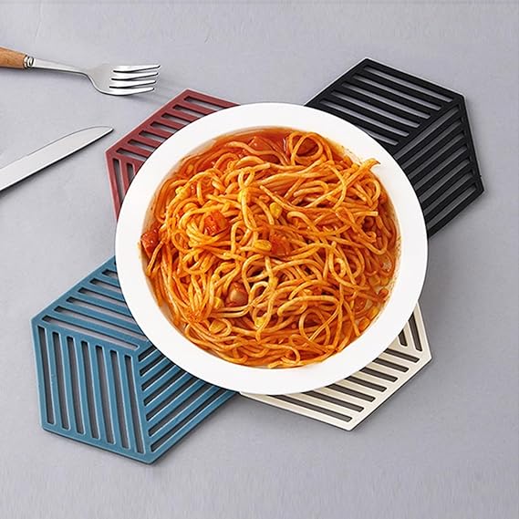 1PCS Multifunction Heat Resistant Silicone Mat Drink Cup Coasters Nonslip Pads Pot Holder Table Placemat Kitchen Accesso