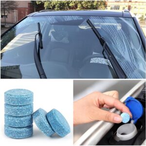 10PCS Car Windshield Cleaner Solid Cleaner Effervescent Tablet Glass Water Universal Automobile Accessories Spray Cleane