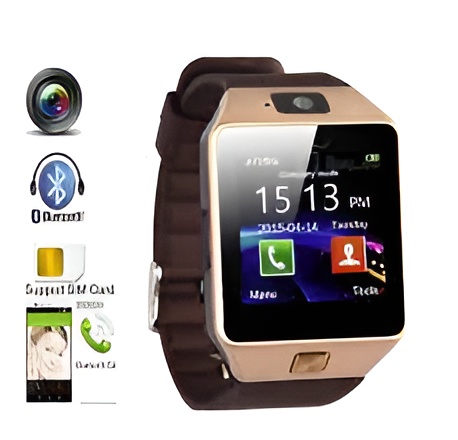 DZ09 Bluetooth Smartwatch,Touchscreen Wrist Smart Phone Watch Sports Fitness Tracker with SIM SD Card Slot Camera (black