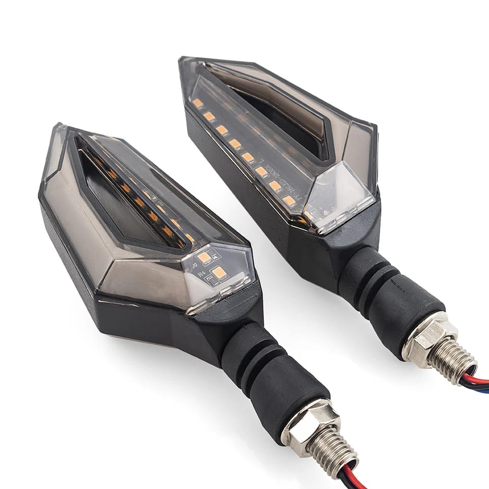 4 pcs universal 12 led motorbikes indicator with parking drl light for all bikes | 70cc | cg125| china imported