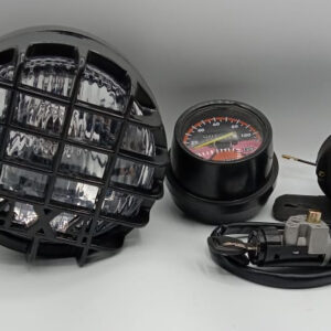 Cafe racer style package for motorcycle universal Head light Back light Meter Alter switch