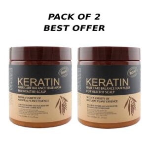 Pack Of 2 | Keratin Hair Mask Treatment 500ml: The Key to Stronger, Healthier Hair