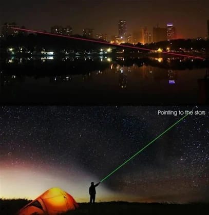 Powerful Laser Pointer Pen Beam Light Presentation Pointer - Green Light(cell operated)