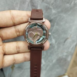 Curren Rubbar Belt Ladies Watch Model Heart - Without Box