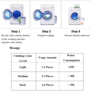 Sprouutt Color Grabber - 8 Sheets Stain Remover | Protects Laundry From Color Runs or Bleeds | Color Catcher, Dye Trappi