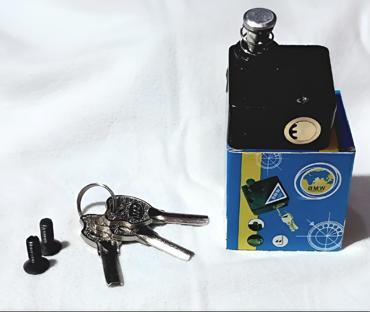 Bike Push Handle Lock Safety Bike with L key