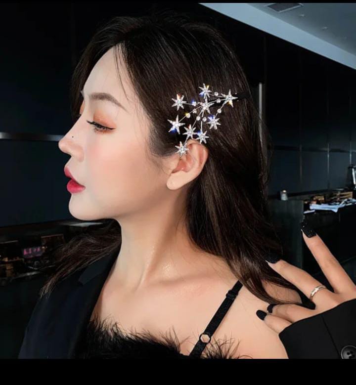 Korean Star Hair Pin For Girls Pack of 2
