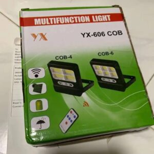 Multifunction 360 Degree Rotatable Remote Control LED Solar Light Wall Lamp with Built-in Solar Rechargeable Battery, wi