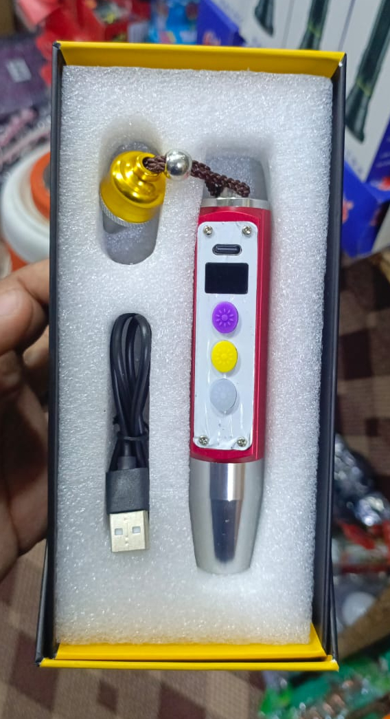 Portable Small Jade Jewelry Gemstone Currency Notes Identification Led Flashlight | Gemstone Detector Torch with Display
