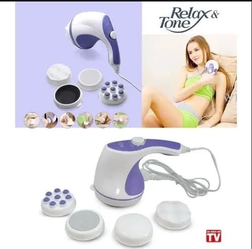 Relax and Spin Tone Massager - 5 in 1 Full Body Massager - Slimming Toning & Relaxing