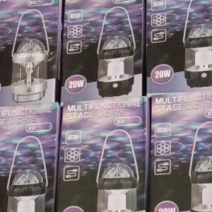 Rechargeable 2-in-1 Outdoor Camping Lamp & Disco/Fancy Light Stage Light with USB Cable (Random color)